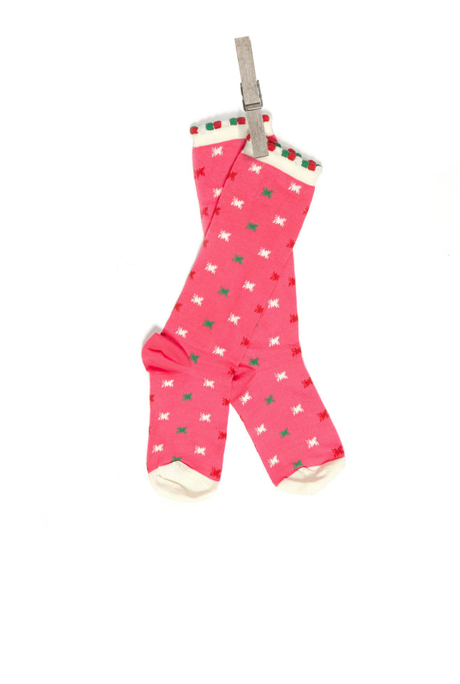 Children's Socks - Pink Neon Star - Palava