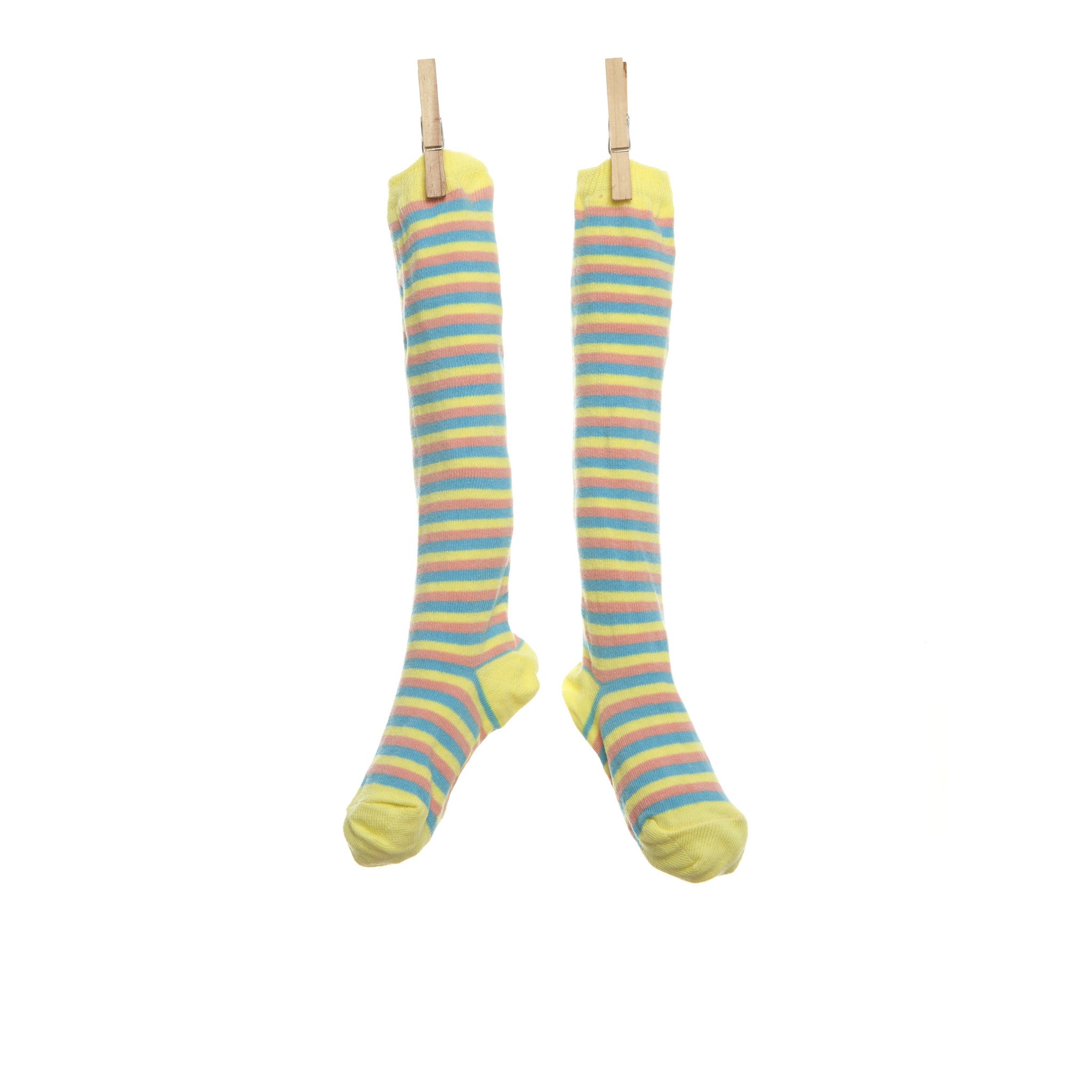 Multicoloured Striped Children's Knee-High Socks | Palava UK
