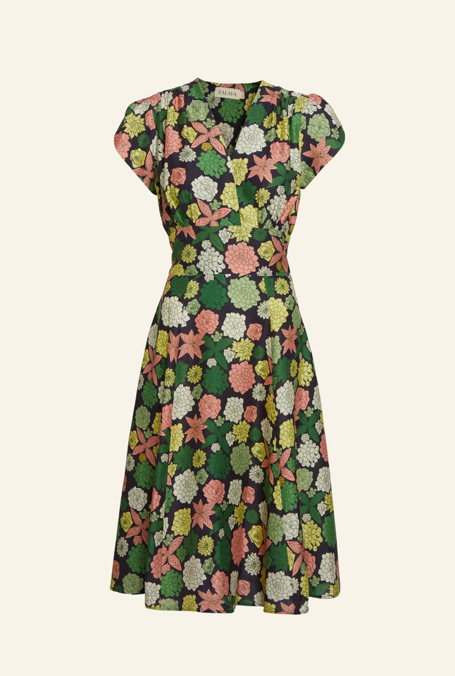Green Checks Louise Dress by Palava US 14/ UK 18