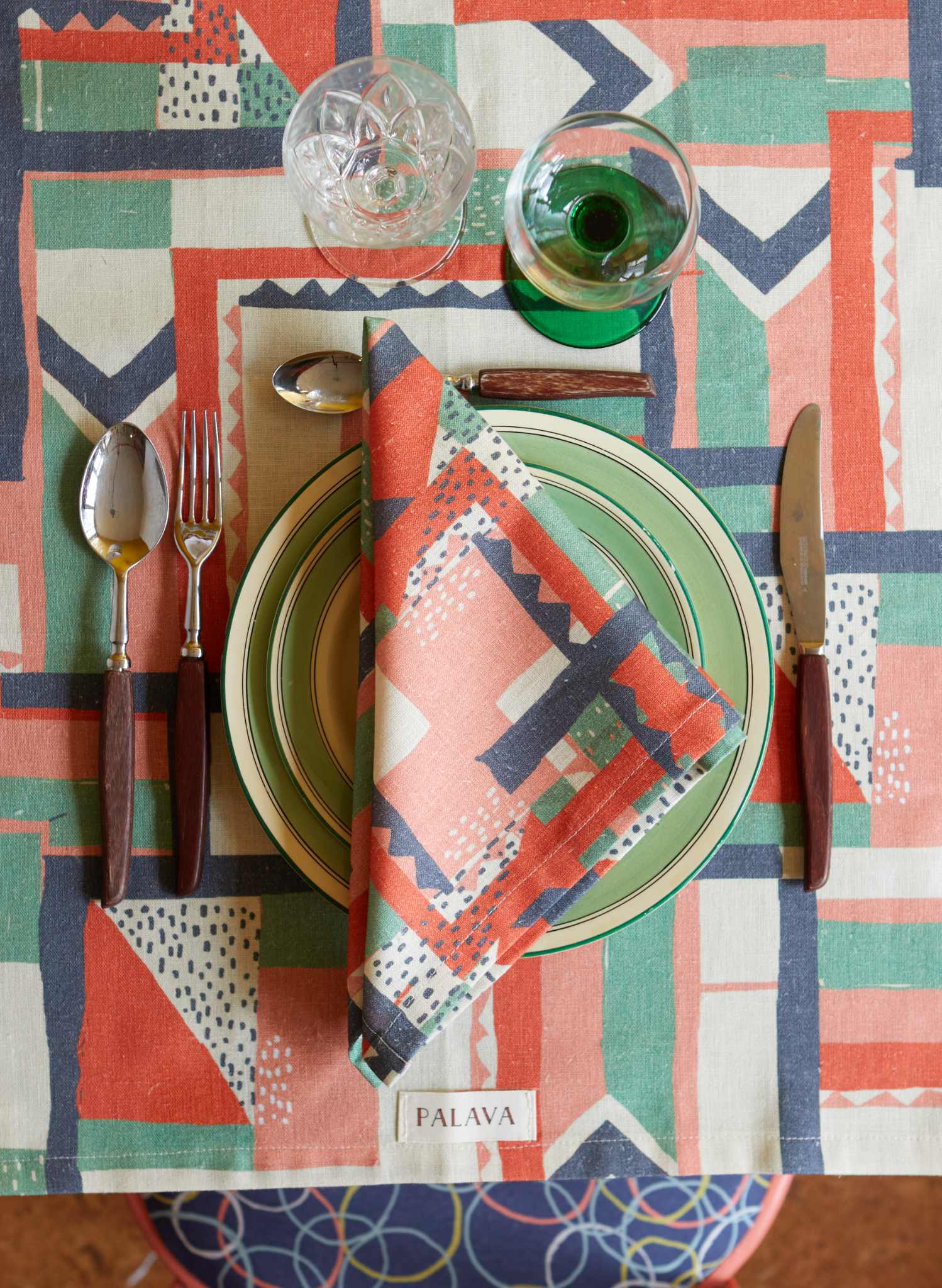 Table Cloth - Mint High Wire
