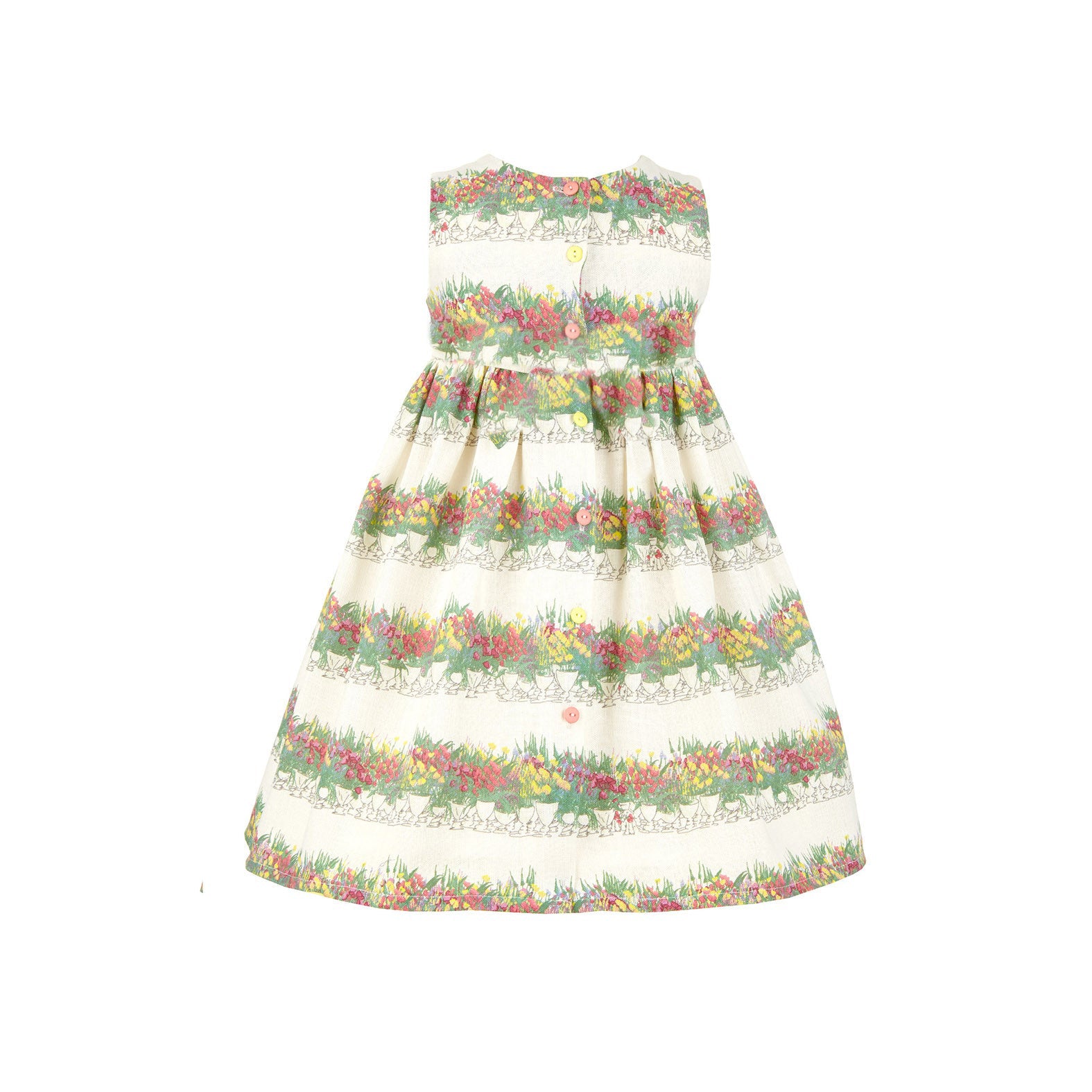 Rosie - Linen Flowerpots Children's Dress