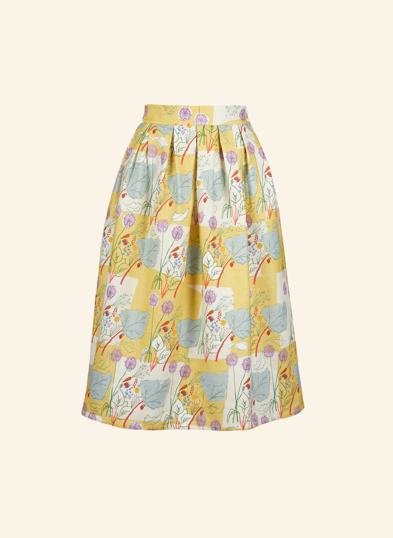 Ada - Yellow Rhubarb and Custard  Skirt