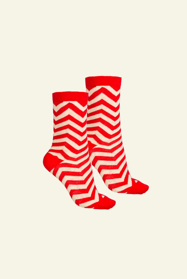Ankle Socks - Red Electric