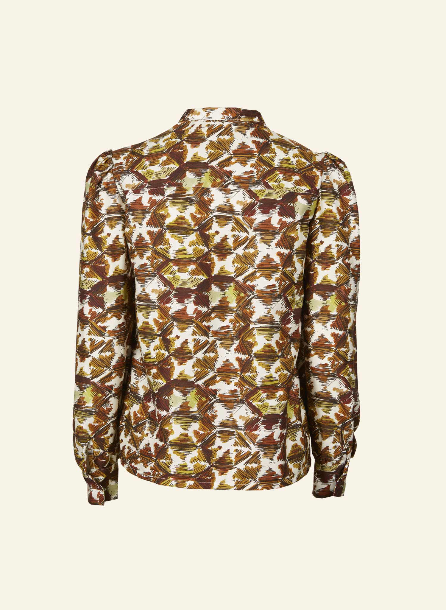 Anna - Rust Tortoiseshell Blouse