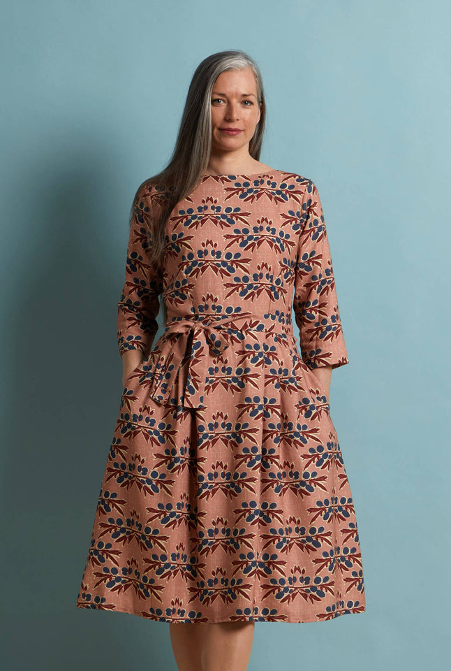 Beatrice - Nouveau Plum Dress