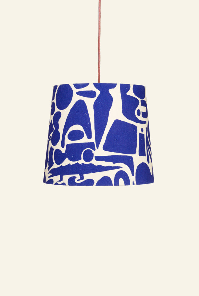 Empire Lampshade - Blue Cave