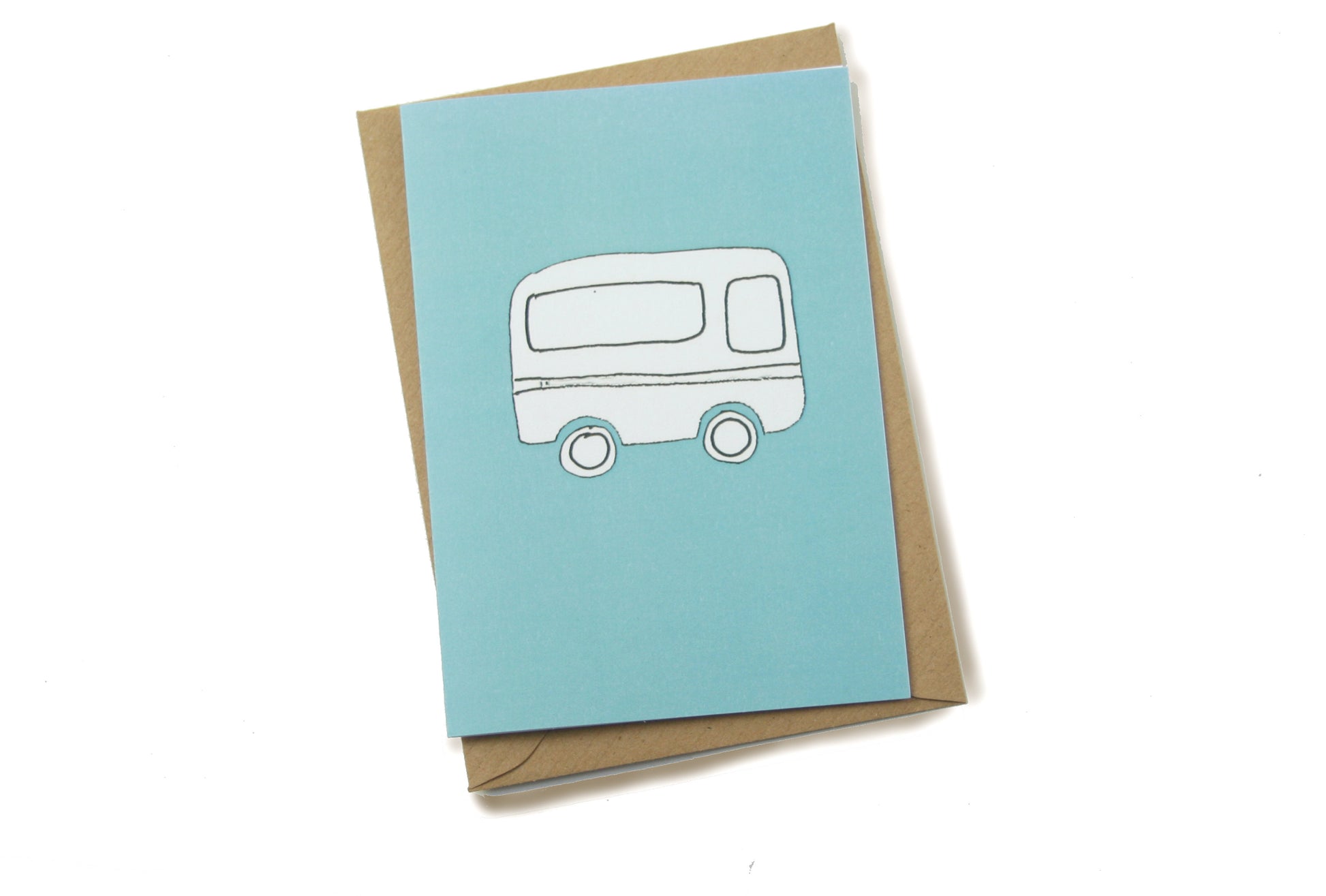 Greeting Card - Blue Caravan - Palava