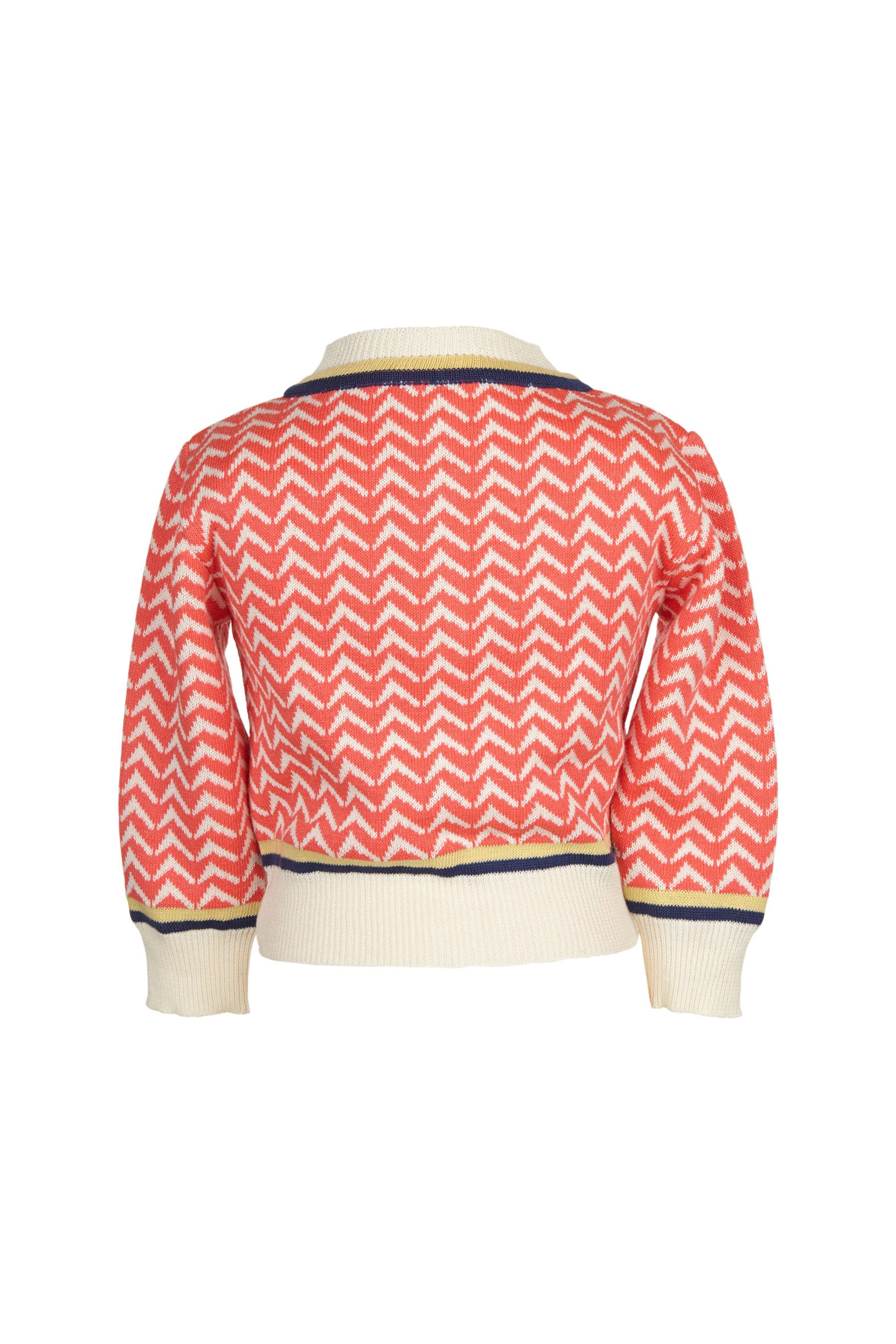 Children's Coral Cardigan with Arrows Print | 100% Cotton | Palava