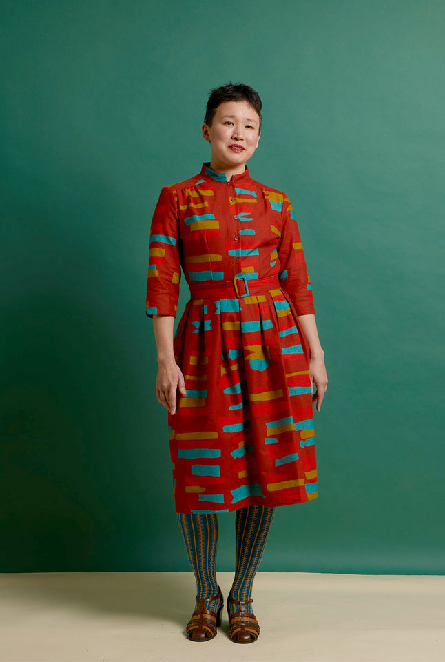 Cynthia - Rust Archive Dress