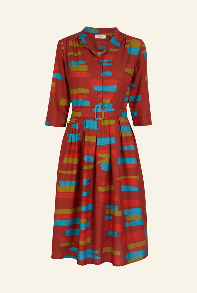 Cynthia - Rust Archive Dress