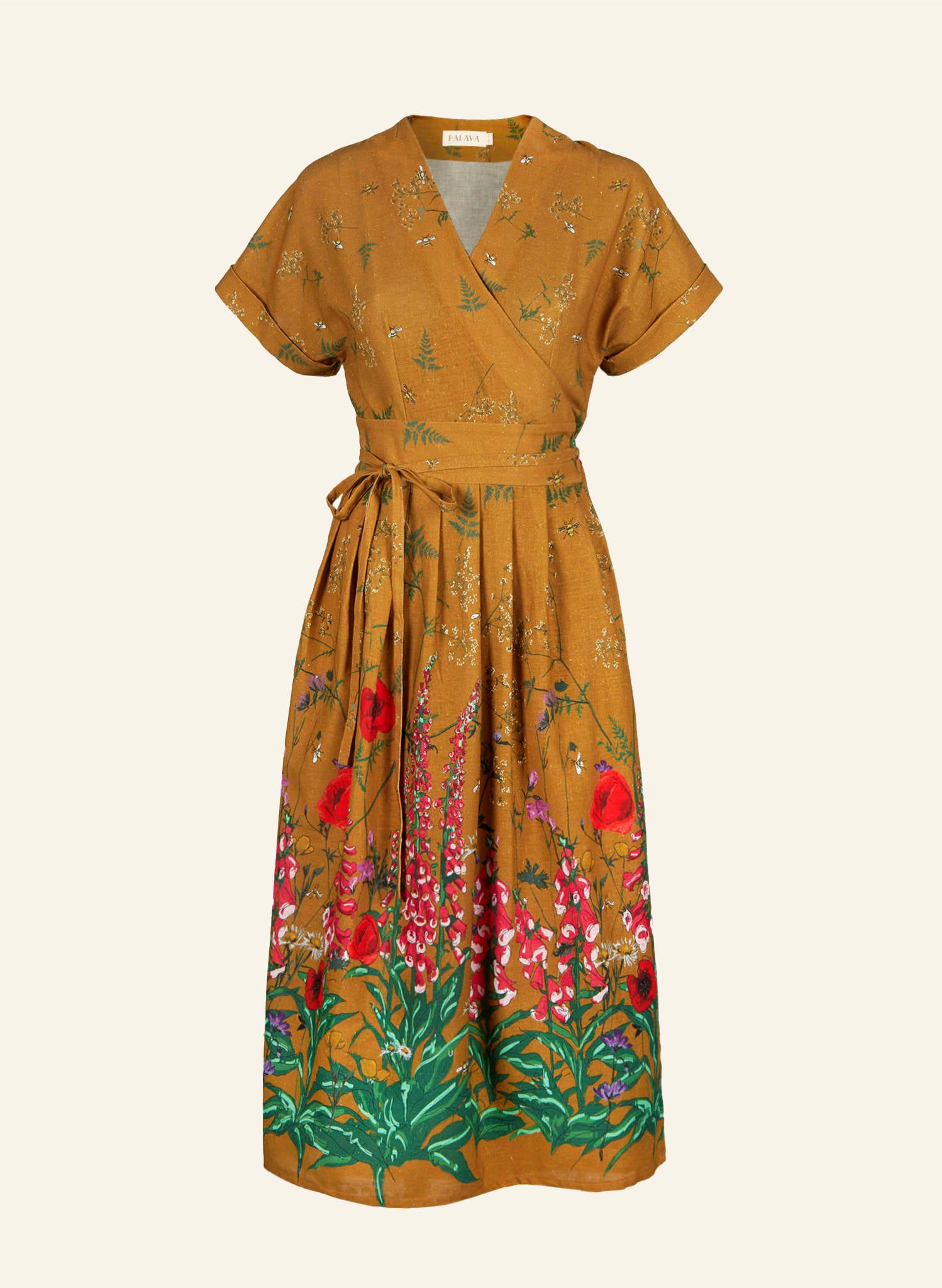 Esme - Mustard Wildflower Dress