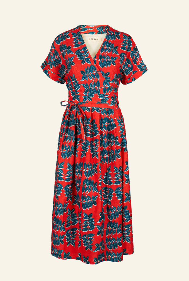 Esme - Red Zebrina Dress