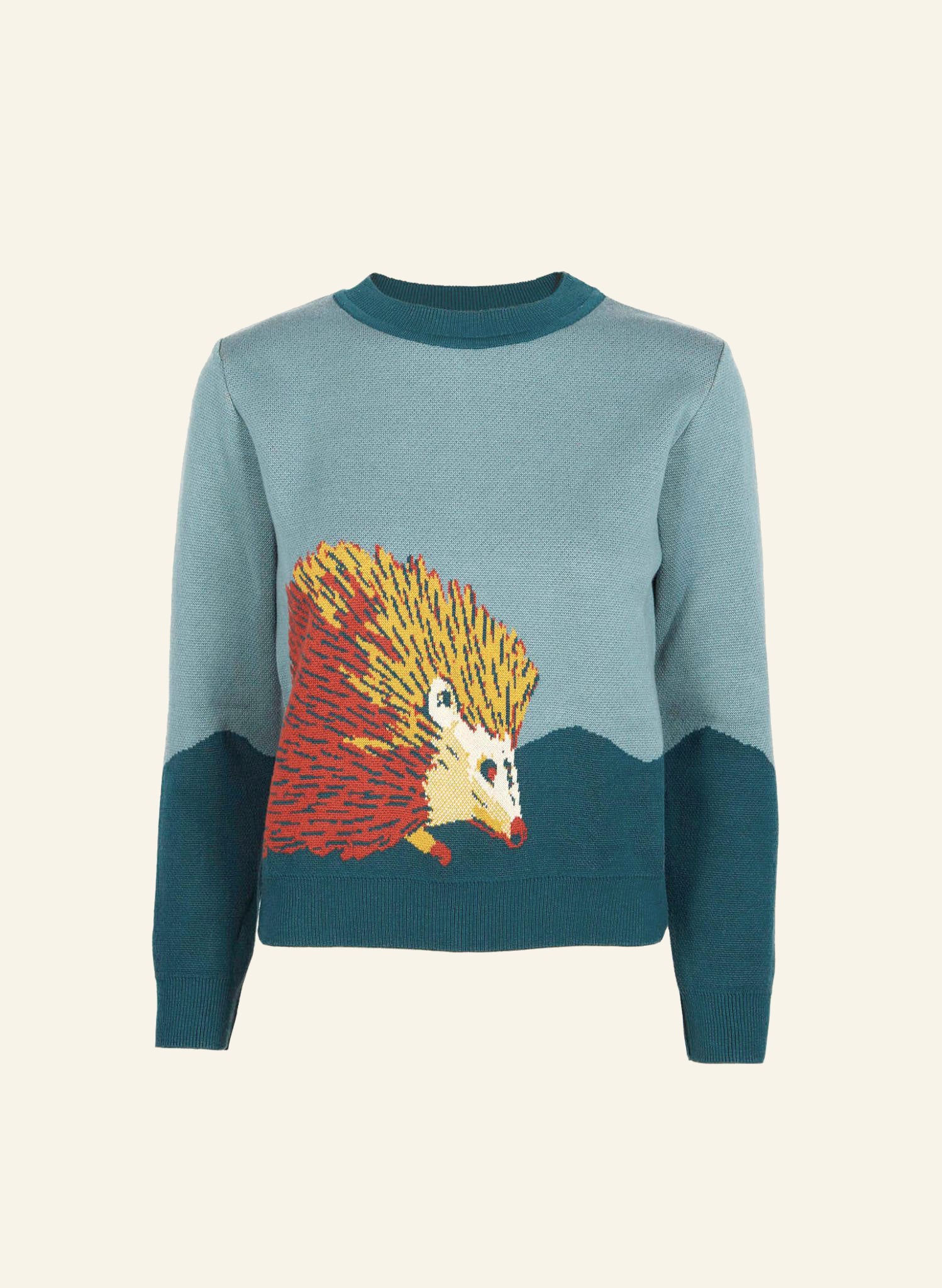 Esther - Mineral Blue Hedgehog Jumper