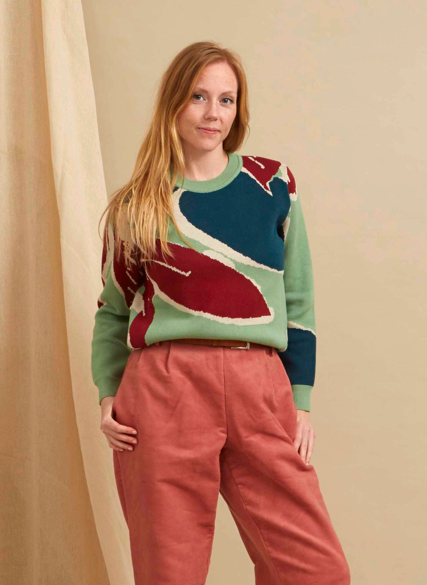 Archive Sale - Small - Esther - Mint Damson Jumper