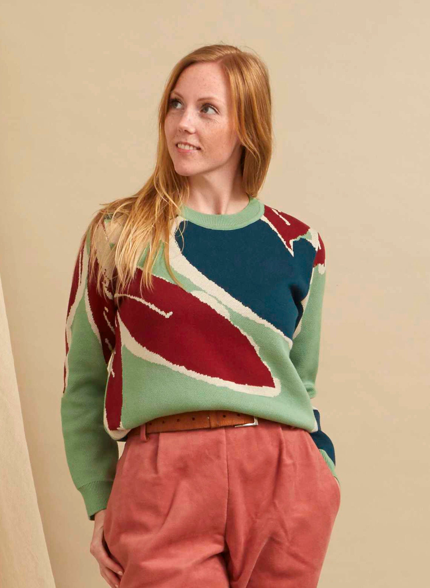 Archive Sale - Small - Esther - Mint Damson Jumper