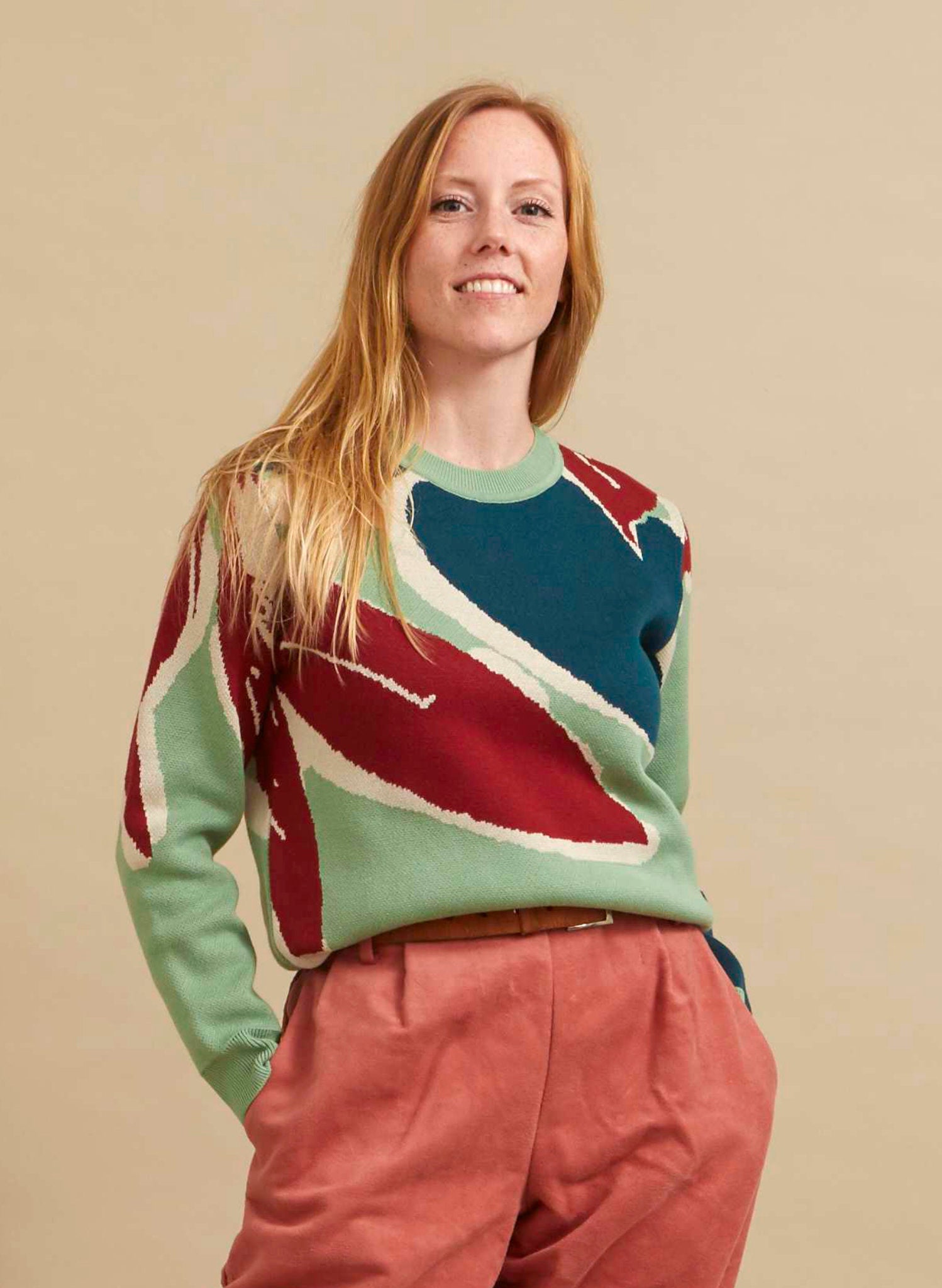 Archive Sale - Small - Esther - Mint Damson Jumper