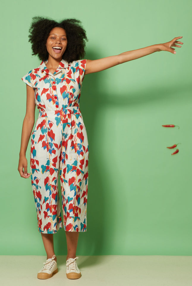 Francesca - Red Chillies Jumpsuit