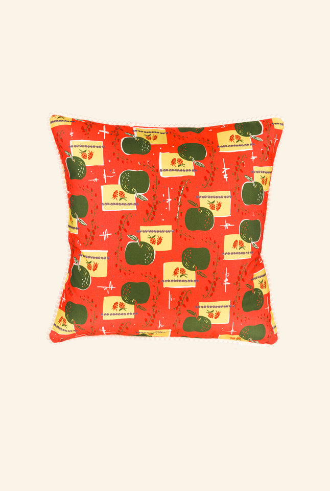 Large Cushion Cover - Red Apple