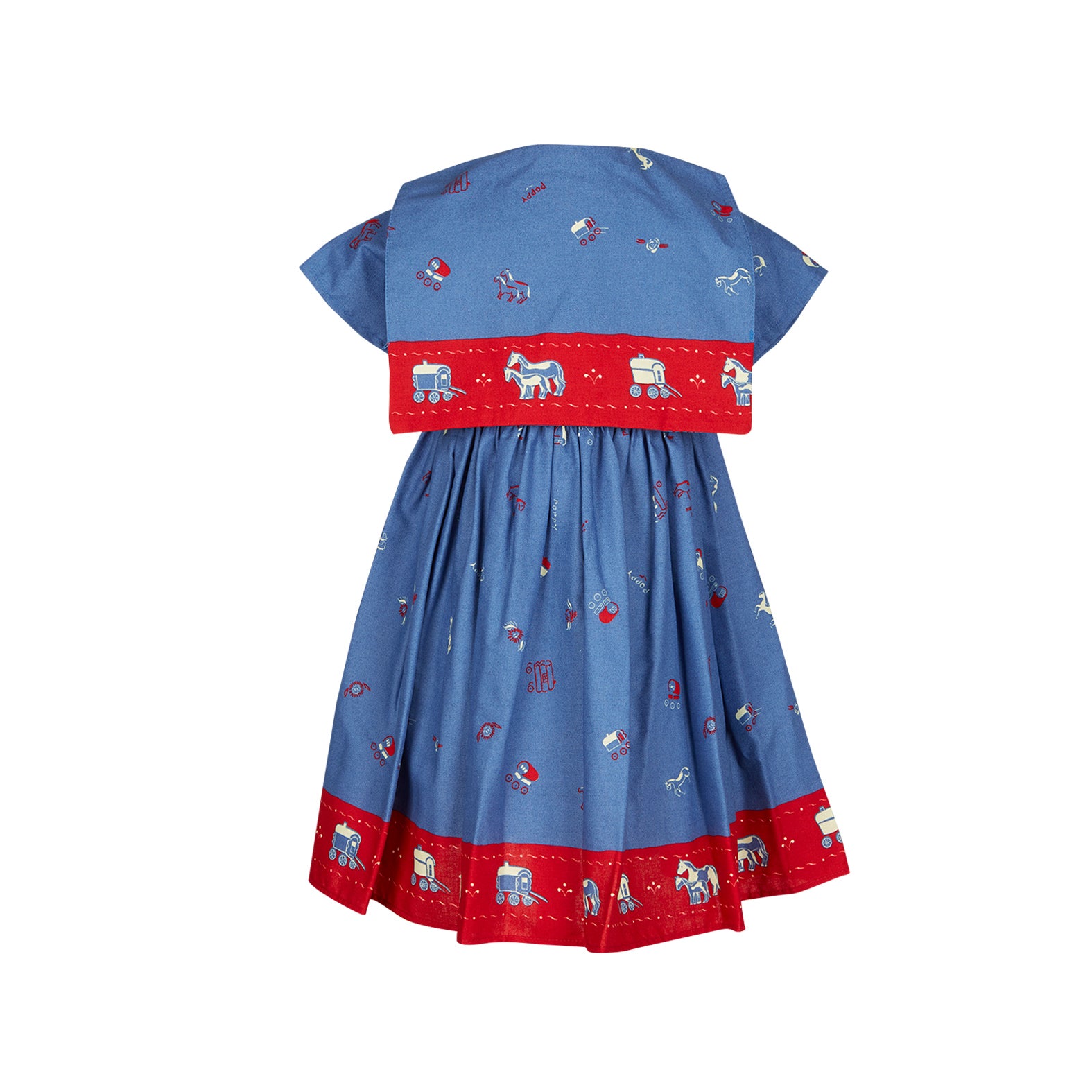 Archive Sale - Laura Dress - Royal Blue Gypsy Caravan