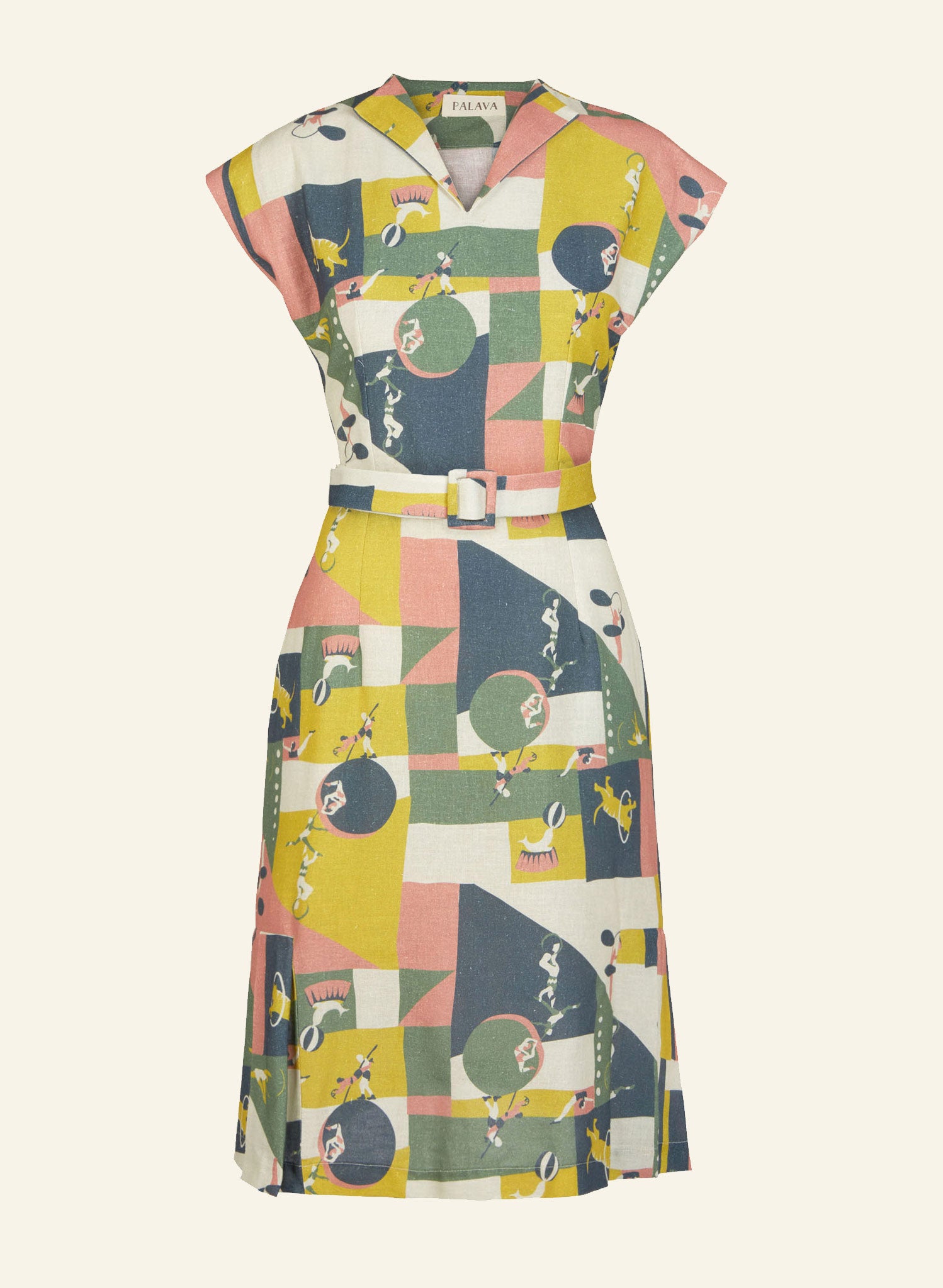 Archive Sale - Size 06 - Margo - Topsy Turvy | Cotton - Linen Blend