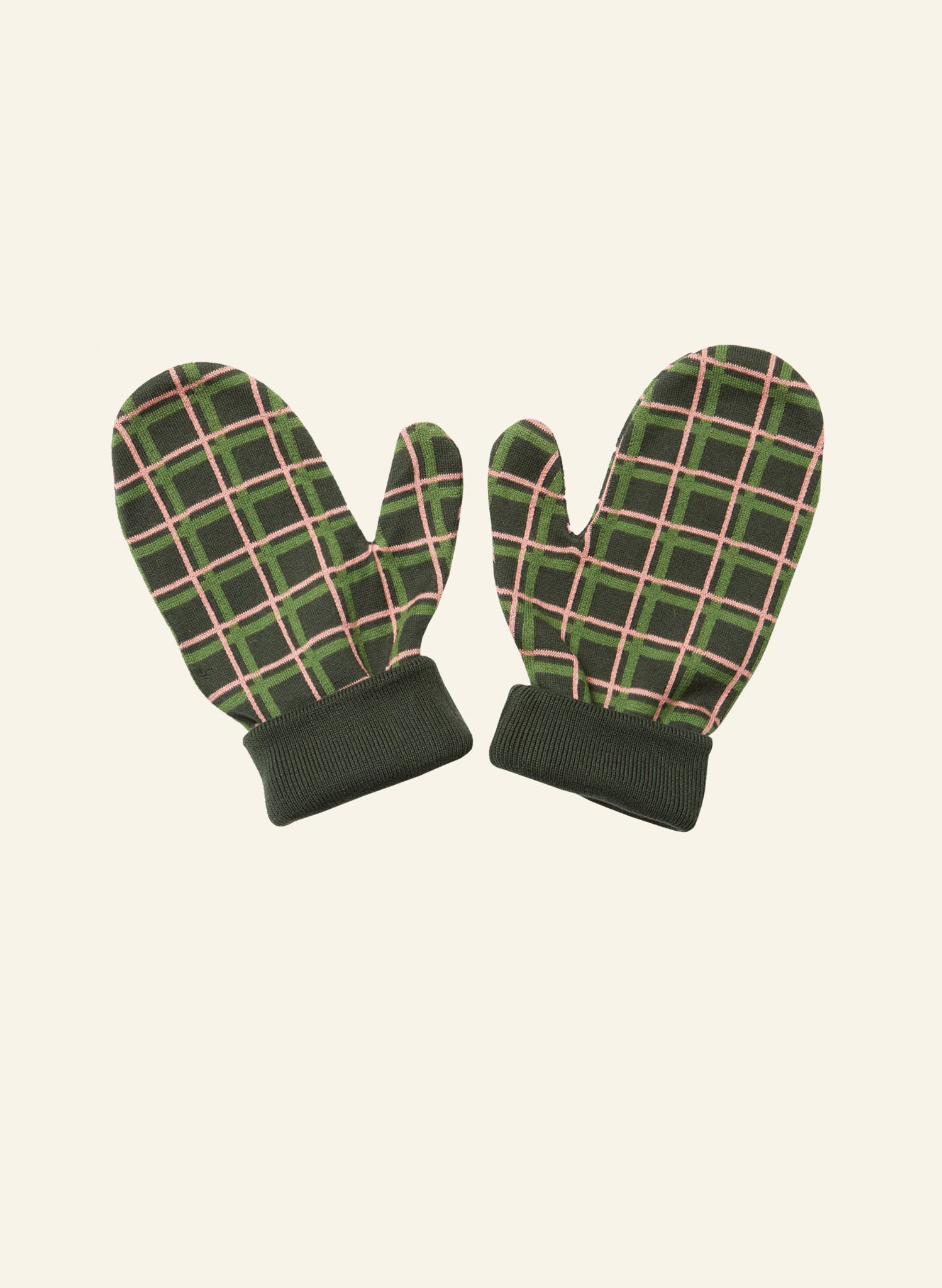 Knitted Mittens - Green Tuck Shop