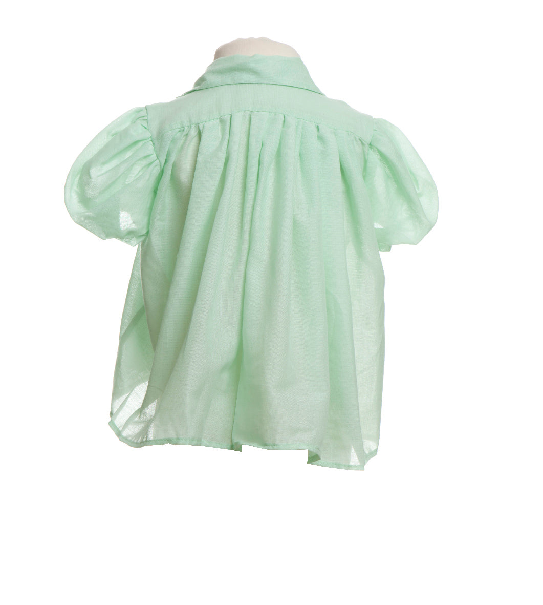 Archive Sale - Poppy - Molly Blouse- Green
