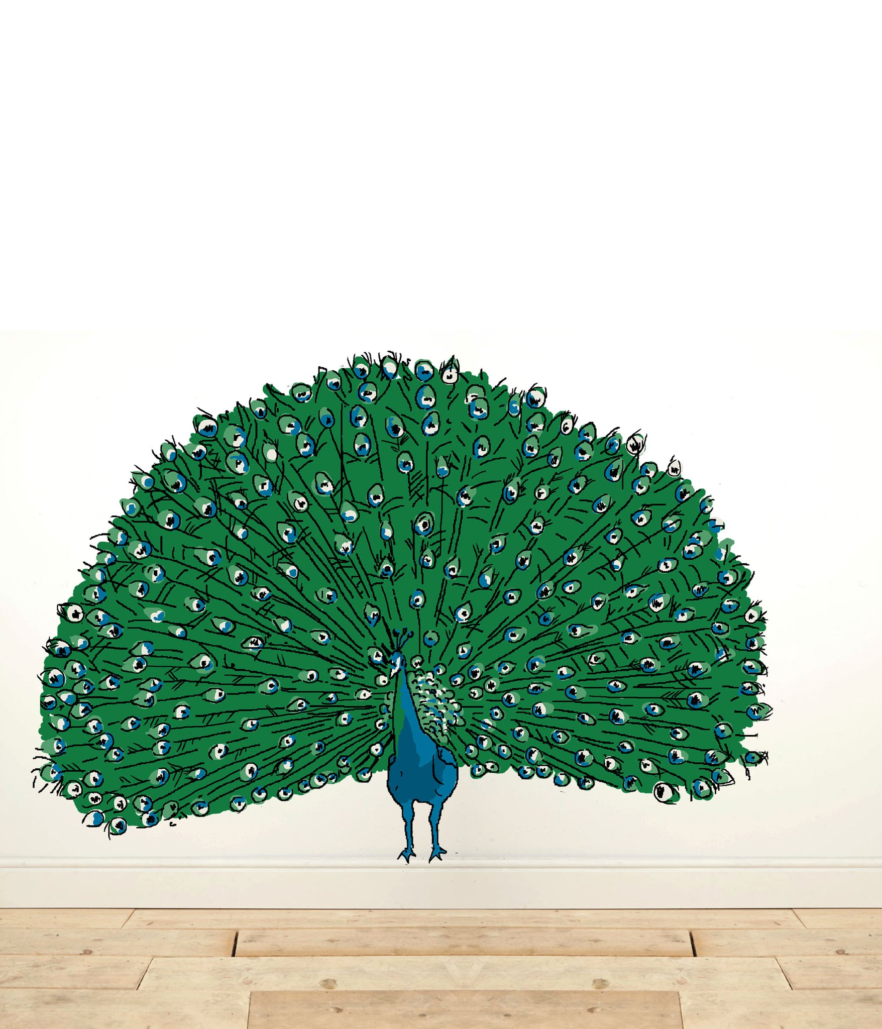 Peacock Wall Sticker - Palava