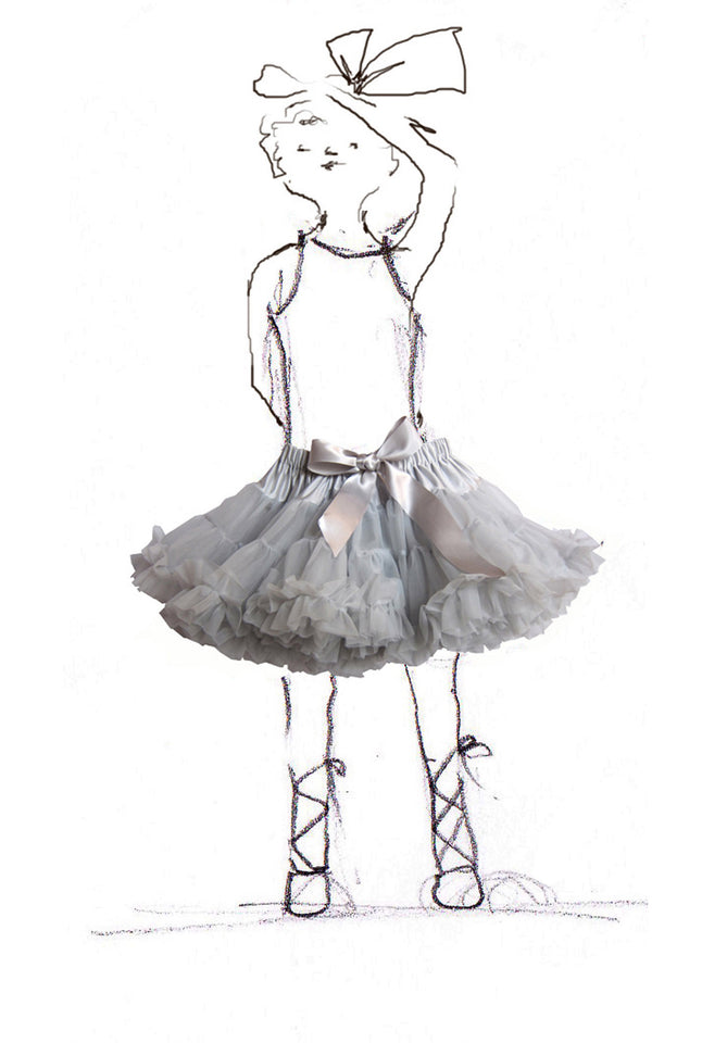Children's Petticoat - Misty Grey - Palava