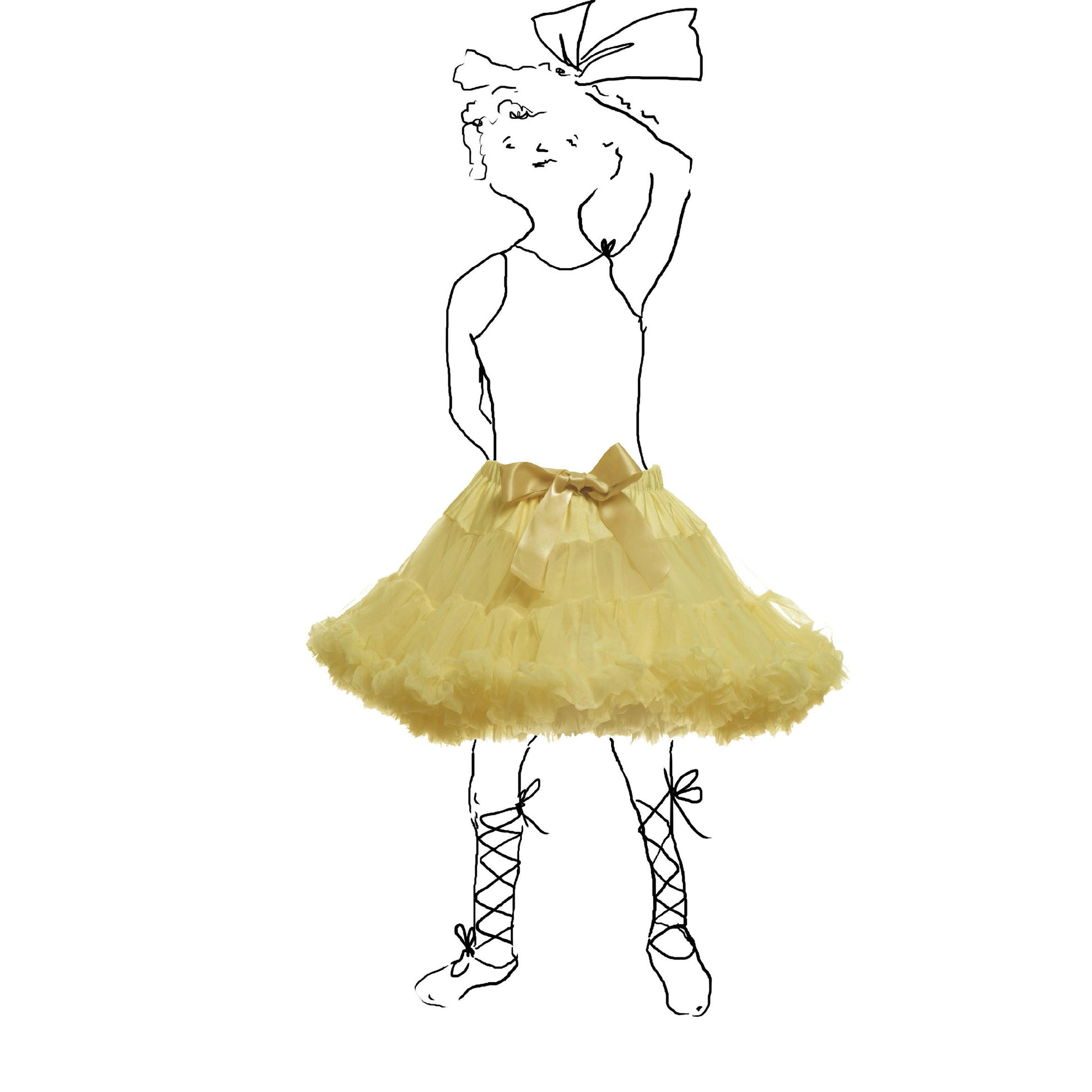 Children's Petticoat - Mustard - Palava