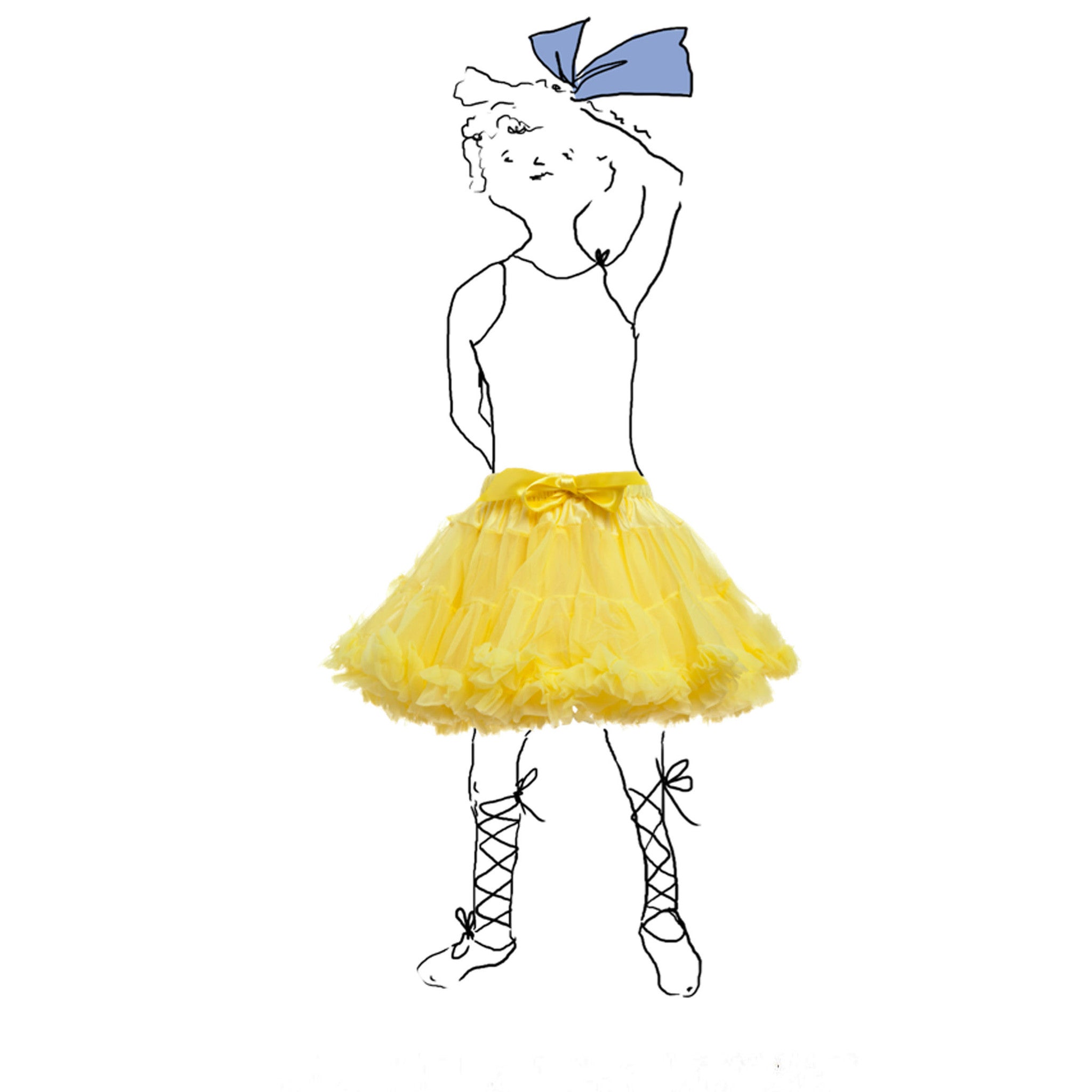 Children's Petticoats - Yellow - Palava