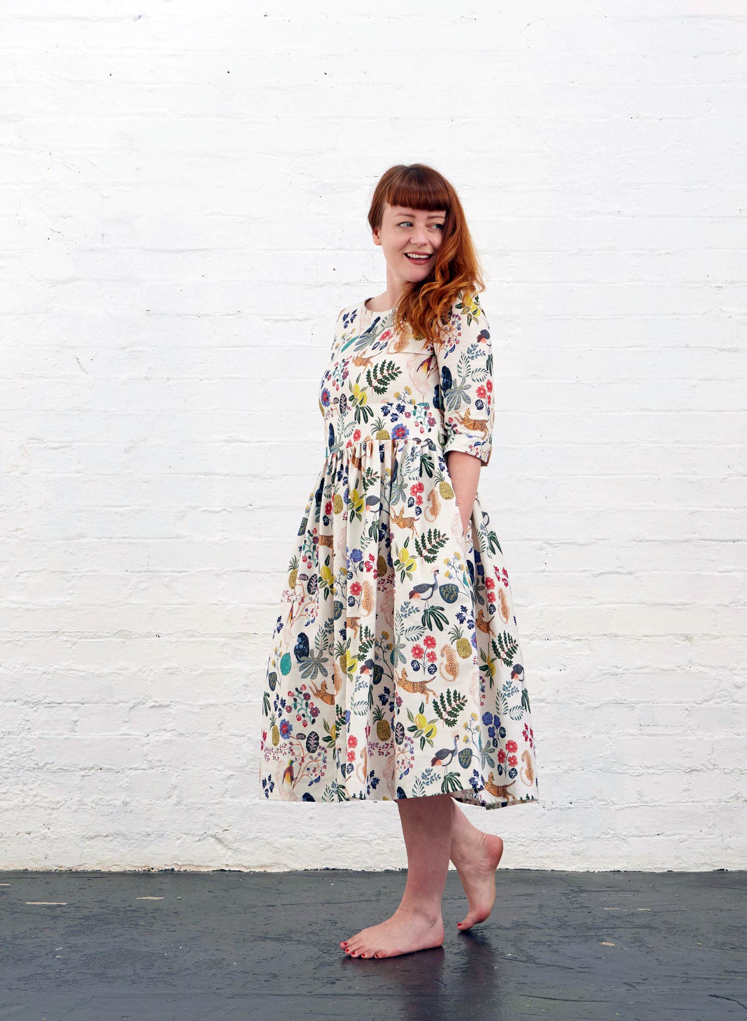 Archive Sale - Size M - Philippa - Paradise Garden Dress