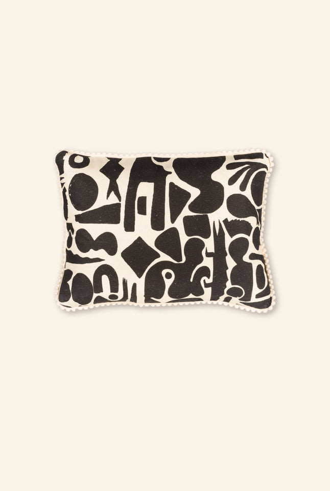 Small Cushion Cover - Black Cave