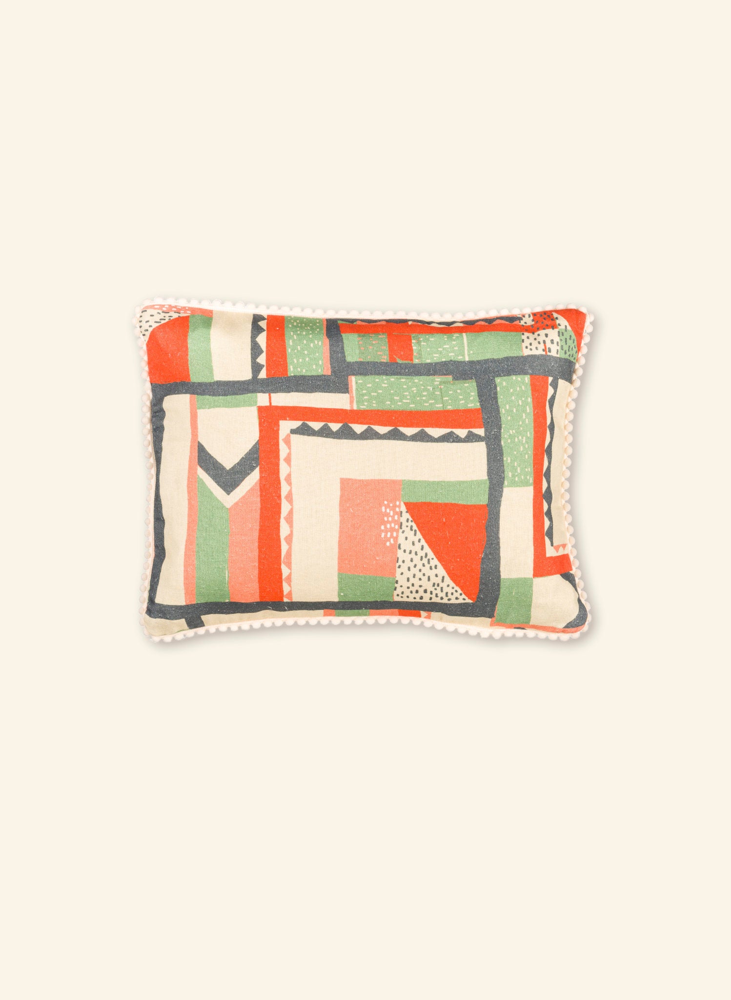 Small Cushion Cover - Mint High Wire
