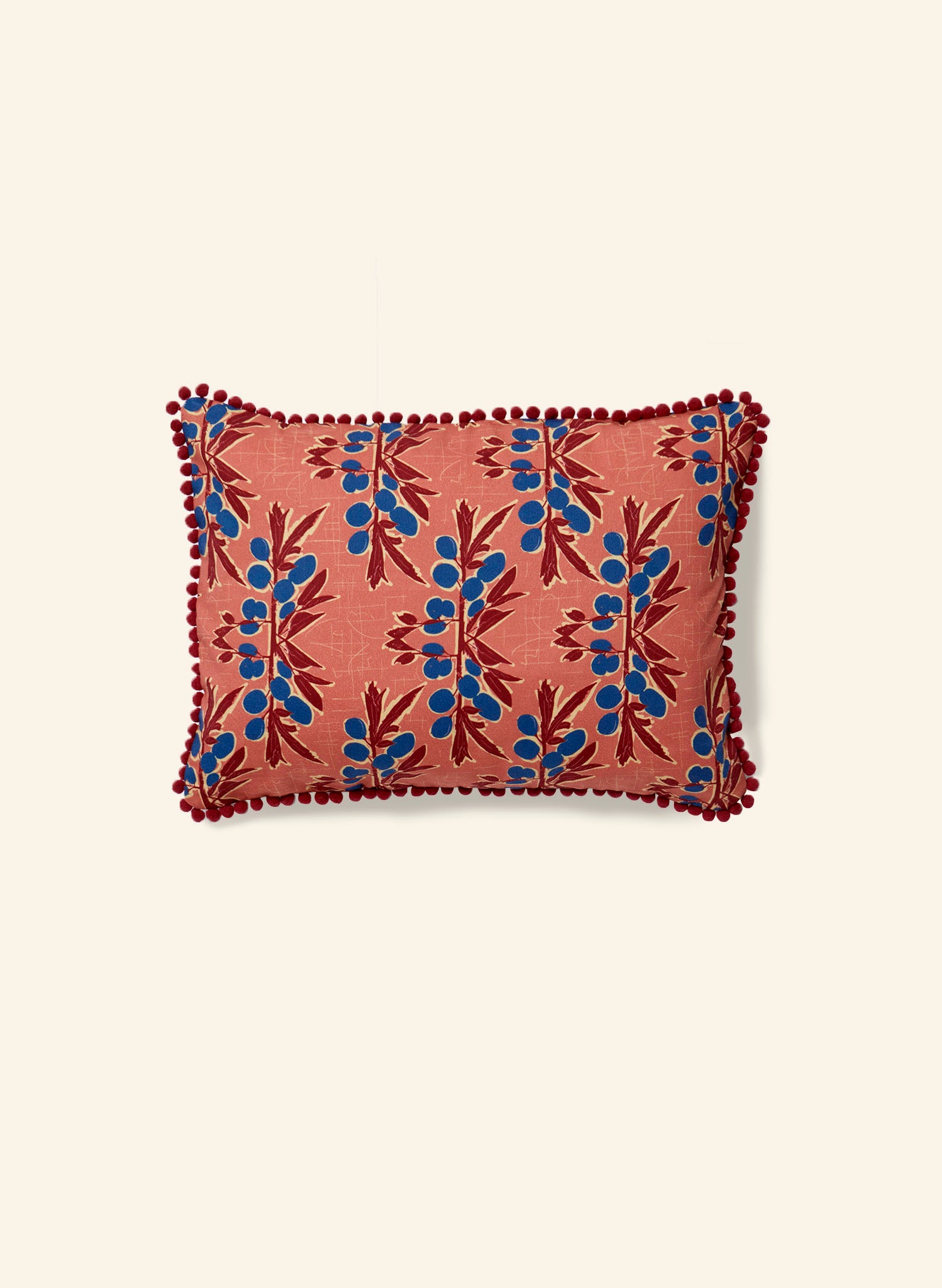 Small Cushion Cover - Pink Nouveau Plum