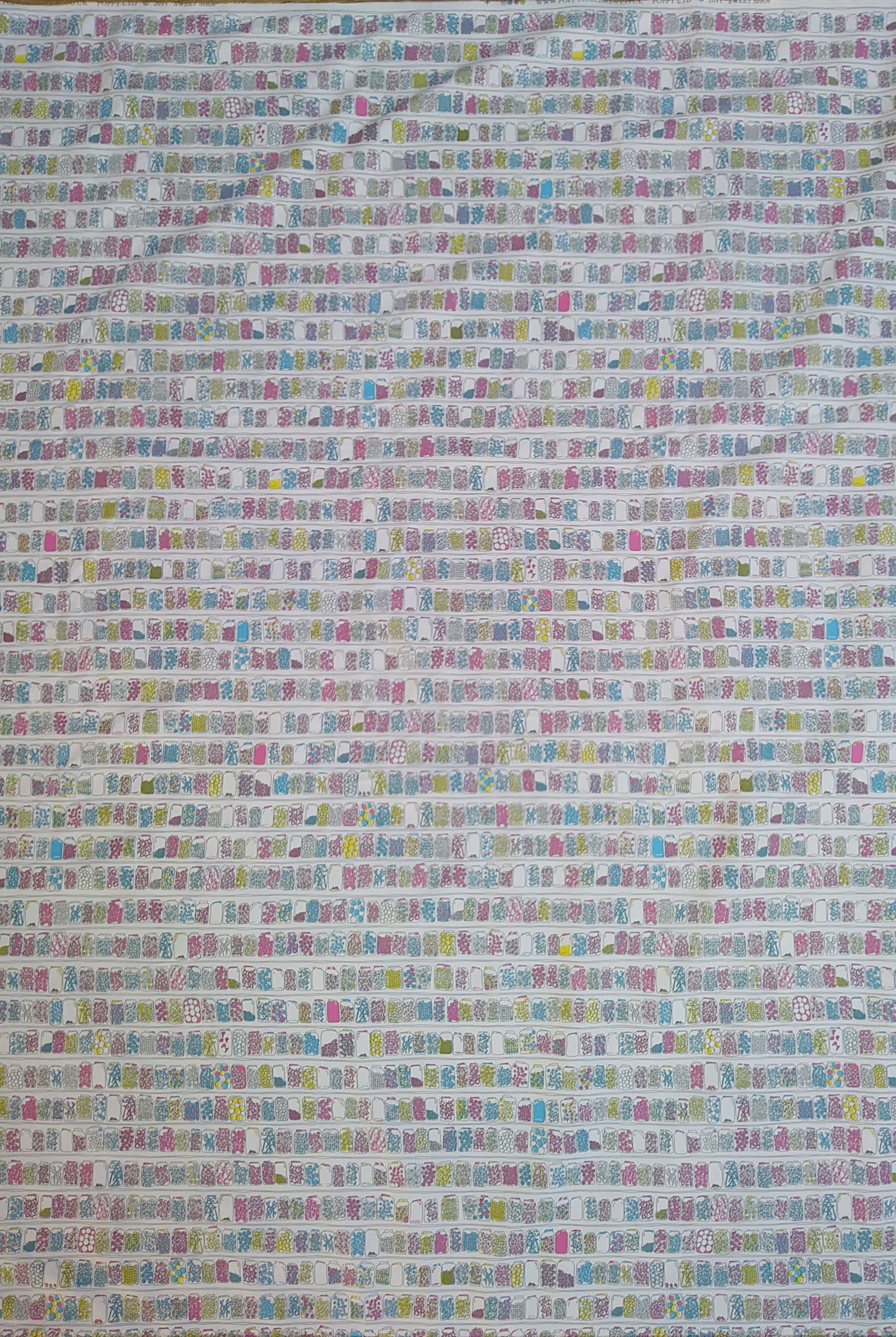 Remnant - 100cm x 105cm - Sweet Shop Fabric - Cotton
