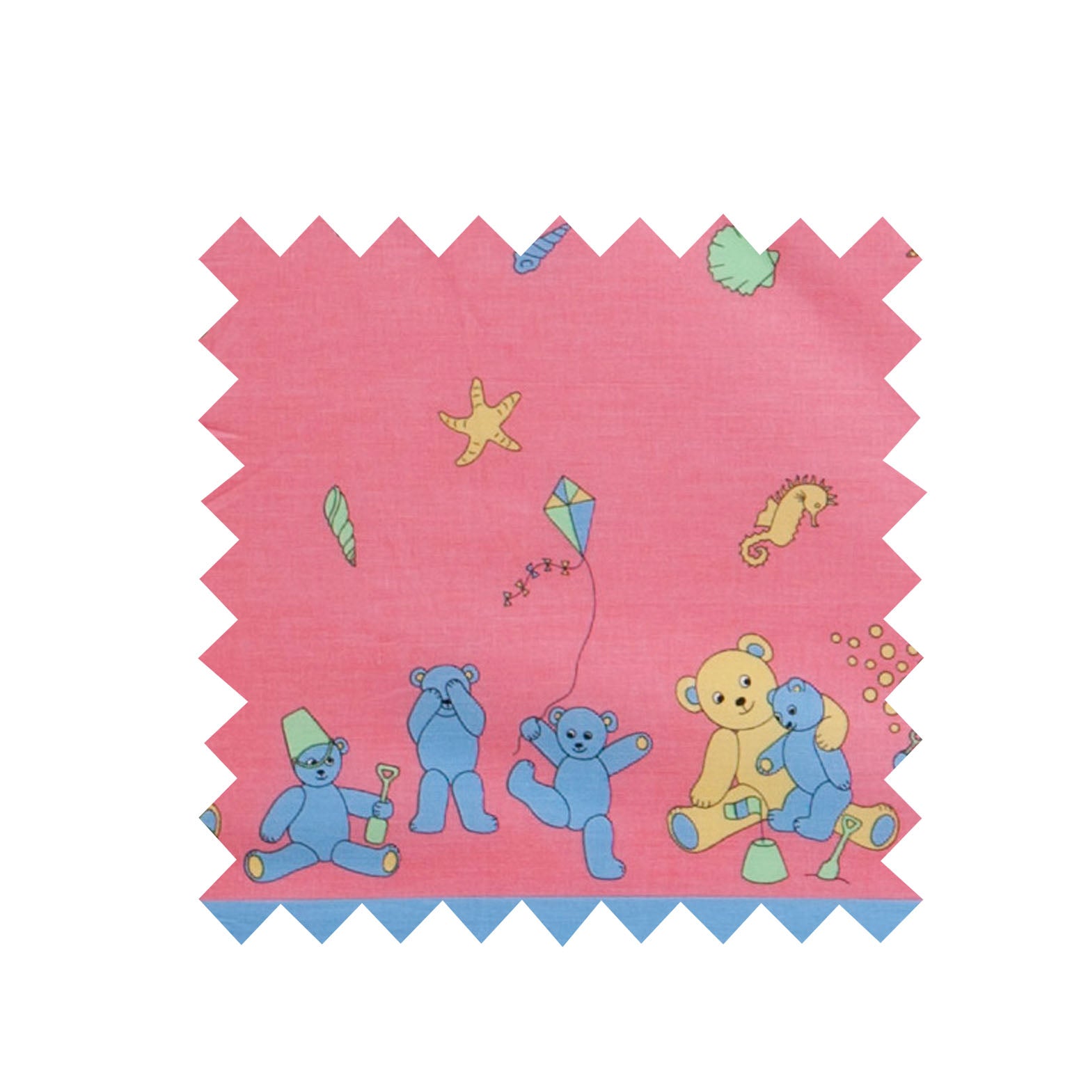 Pink teddy bears picnic Fabric - Cotton