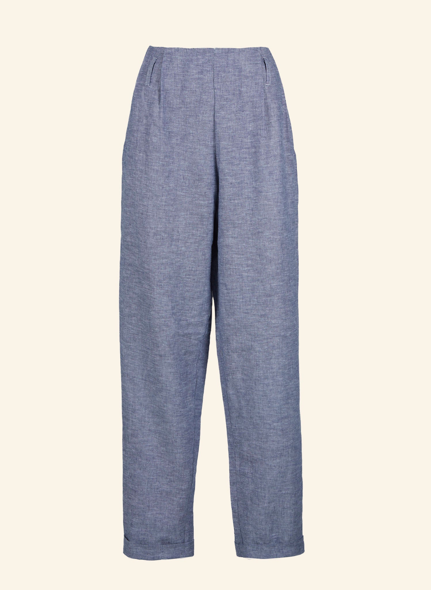 Wilma Trousers - Blue Marl